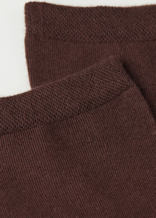 Calze Corte con Bordo Lavorato