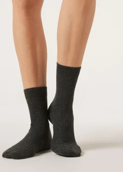 Calze Corte con Cashmere