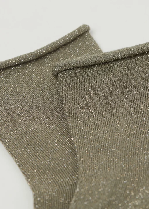 Calze Corte con Glitter