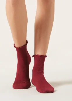 Calze Corte glitter Bordo Soft