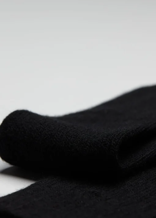 Calze Lunghe a Coste con Lana e Cashmere da Uomo