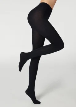 Collant Morbido In Misto Modal E Cashmere