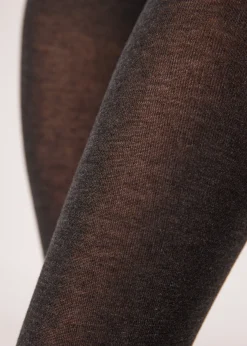 Collant Morbido In Misto Modal E Cashmere