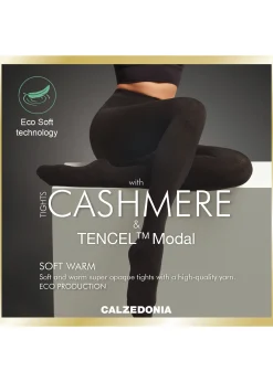 Collant Morbido In Misto Modal E Cashmere