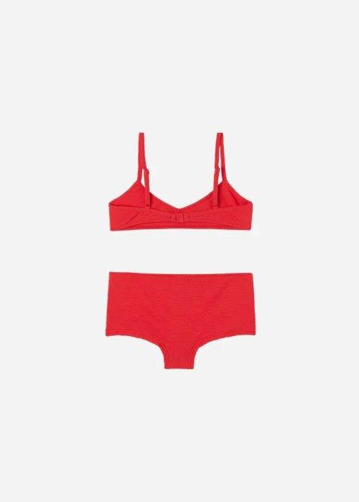 Costume Due Pezzi Bambina Classic Piquet