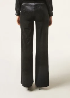 Leggings a Palazzo in Velluto