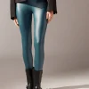 Leggings Effetto Pelle