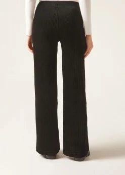 Pantaloni a Palazzo in Velluto