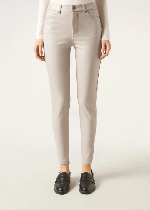 Pantaloni Termici Effetto Spalmato