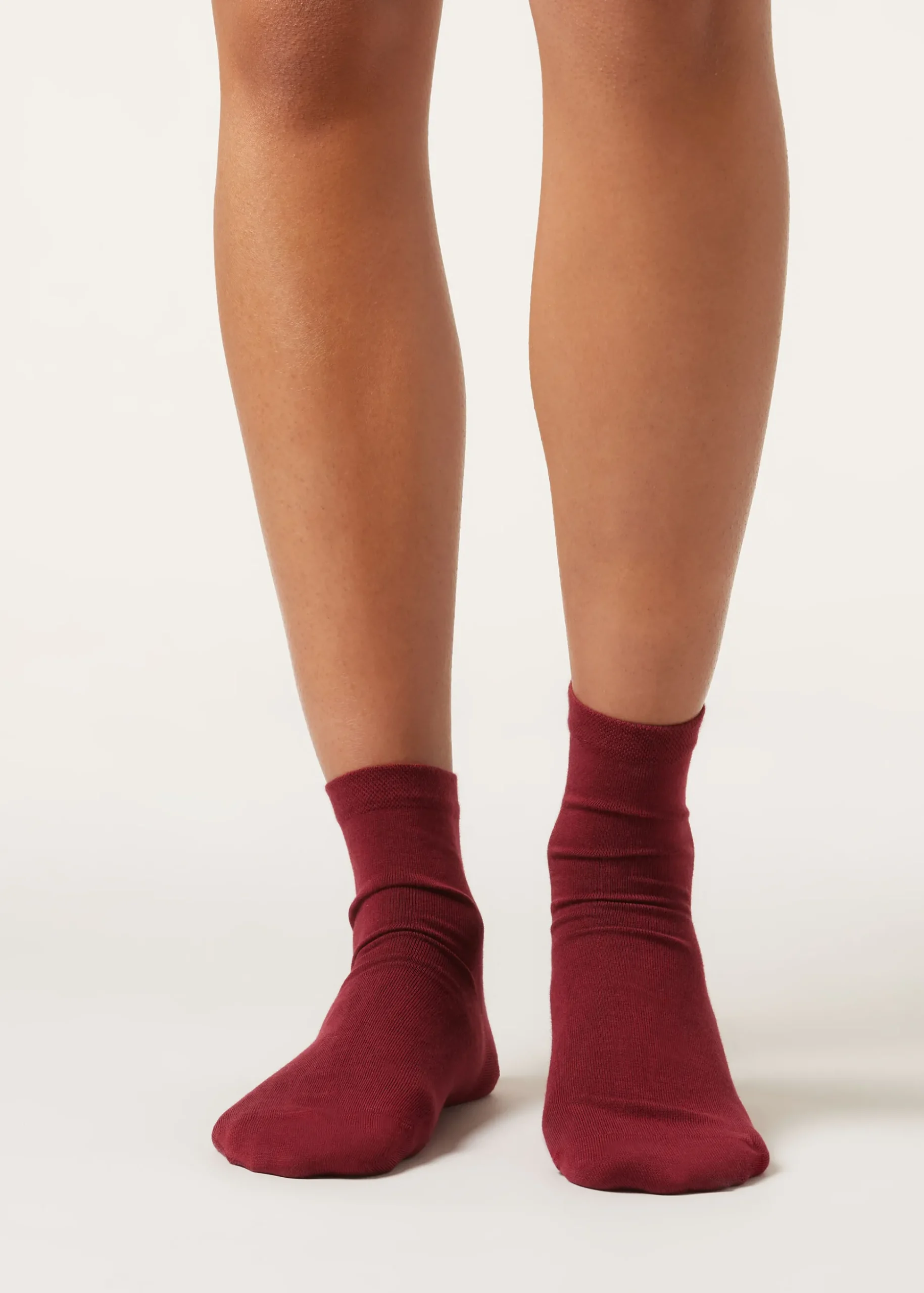 Calze Corte con Bordo Lavorato