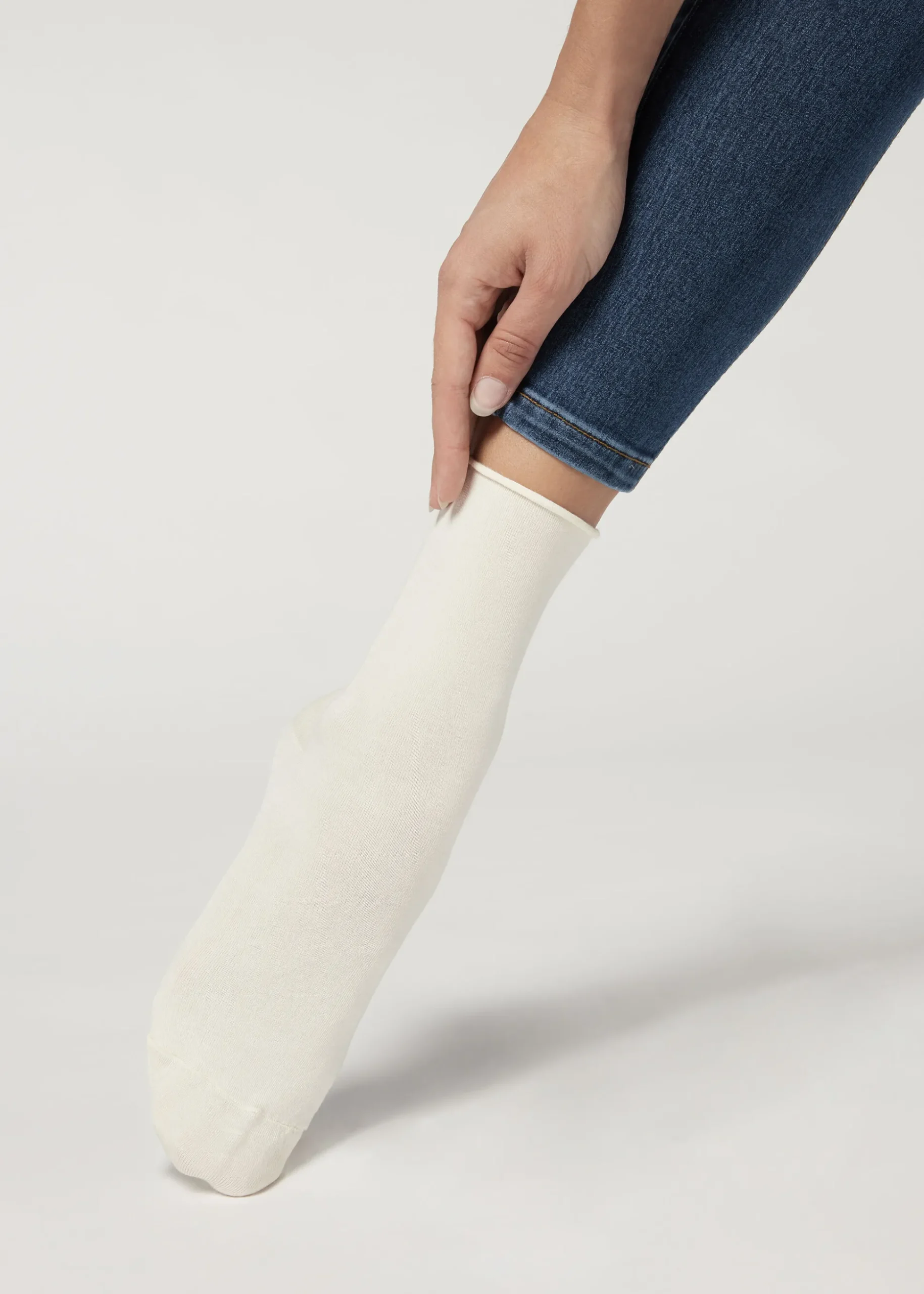 Calze Corte con Cashmere