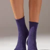 Calze Corte con Cashmere e Glitter