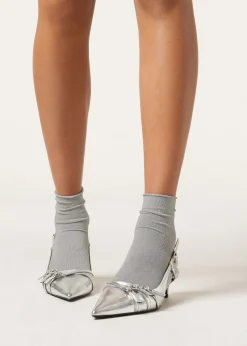 Calze Corte con Glitter