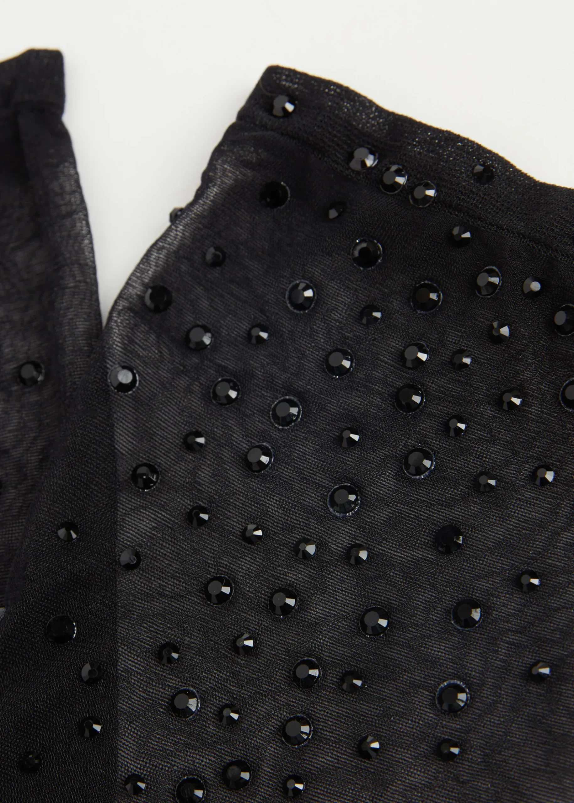 Calze Corte Velate con Strass