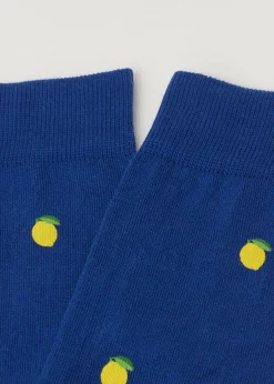 Calze Lunghe Fantasia All Over da Uomo