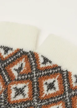 Calzini con Cashmere a Rombi