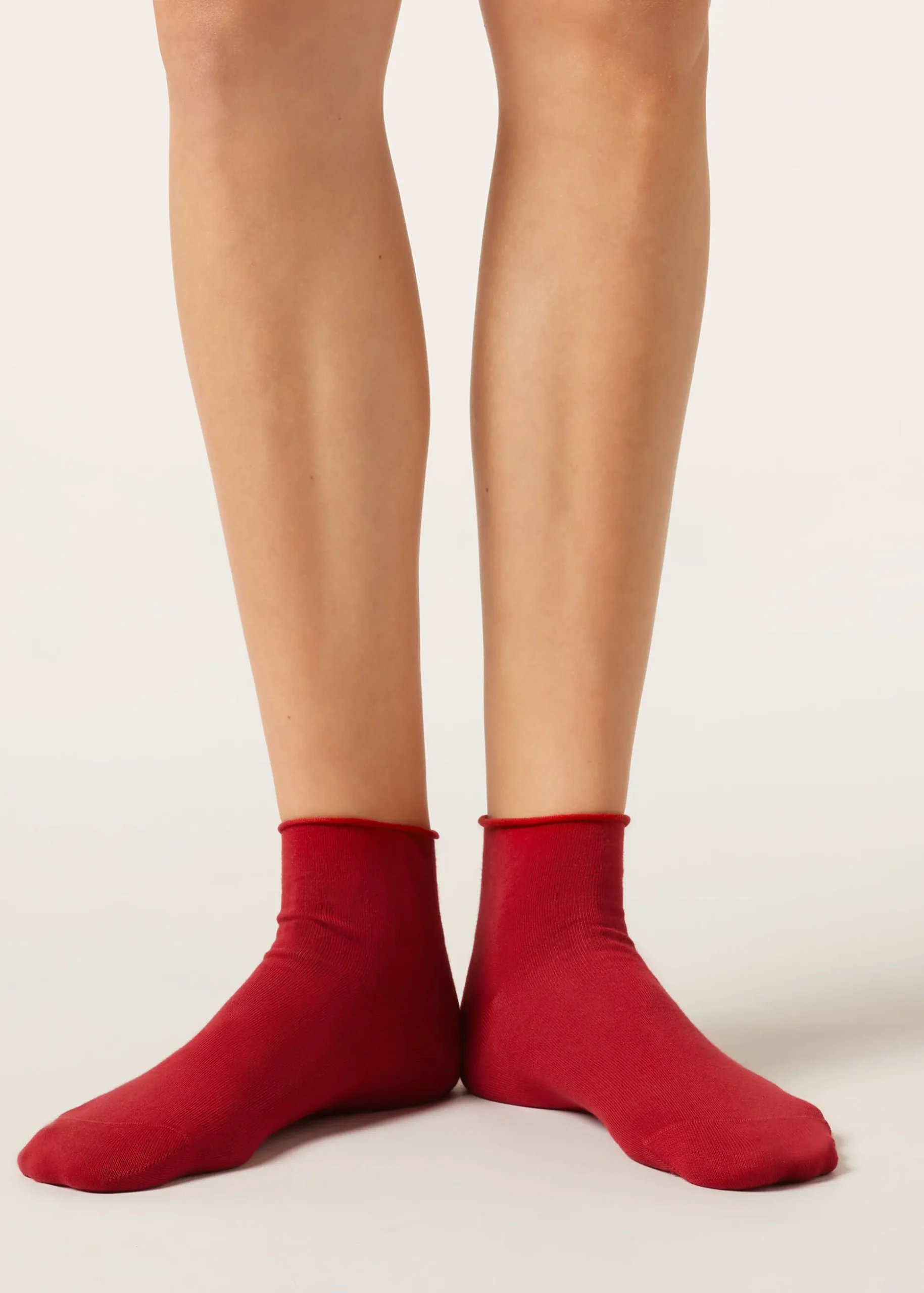 Calzini Corti Senza Elastico in Cotone