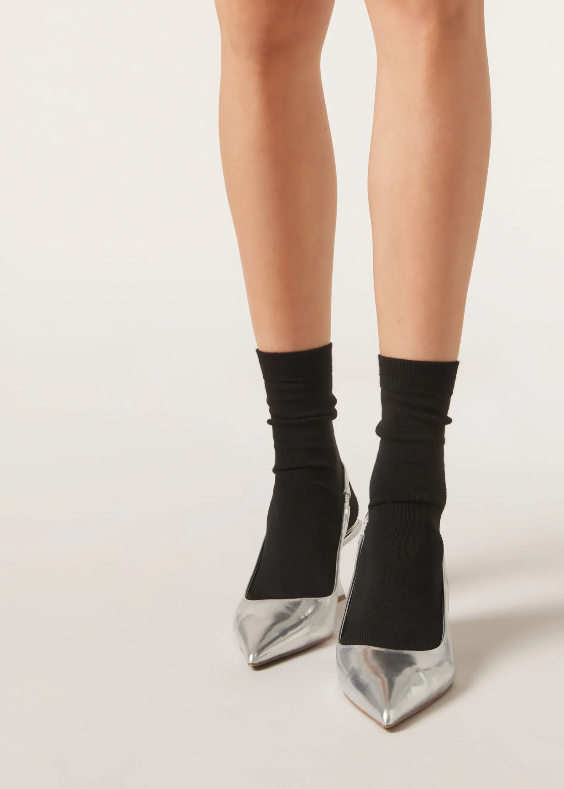 Calzini in Lana e Cotone Senza bordo