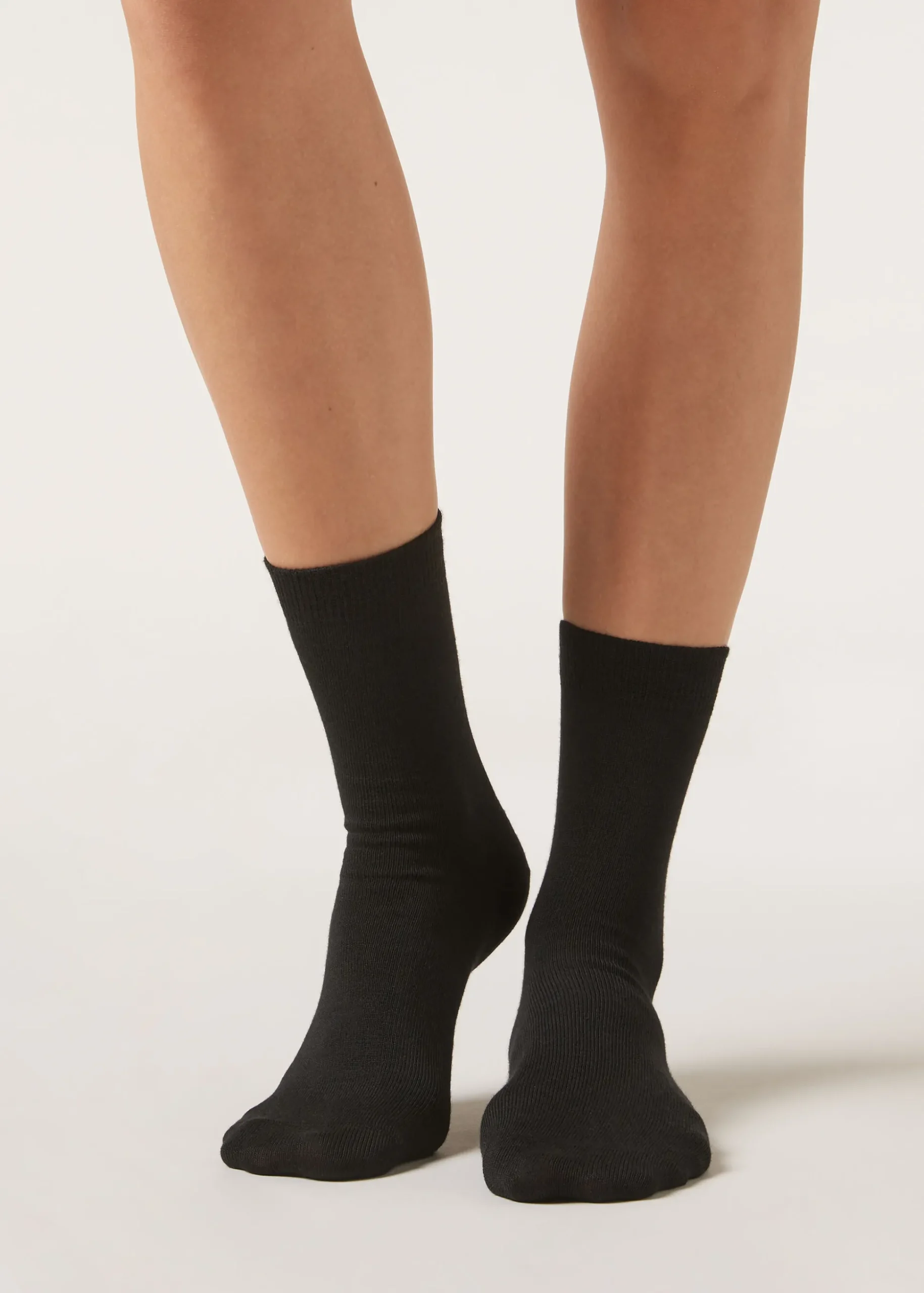 Calzini in Lana e Cotone Senza bordo