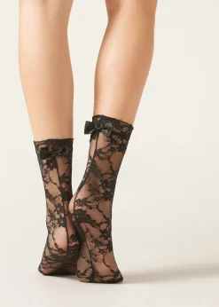 Calzini in Pizzo con Fiocco