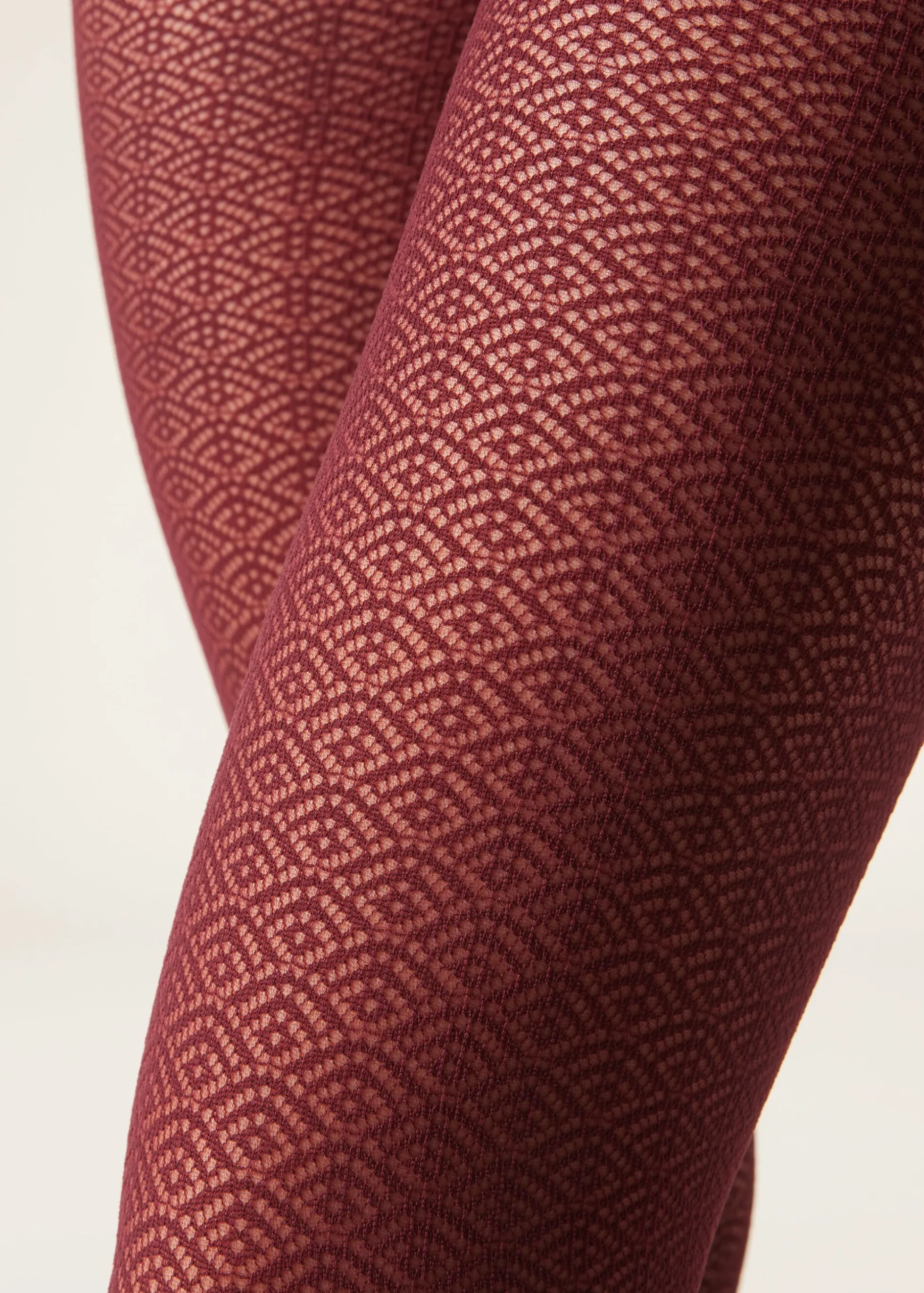 Collant 50 Denari Microrete Geometrico