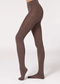 Collant Morbido In Misto Modal E Cashmere