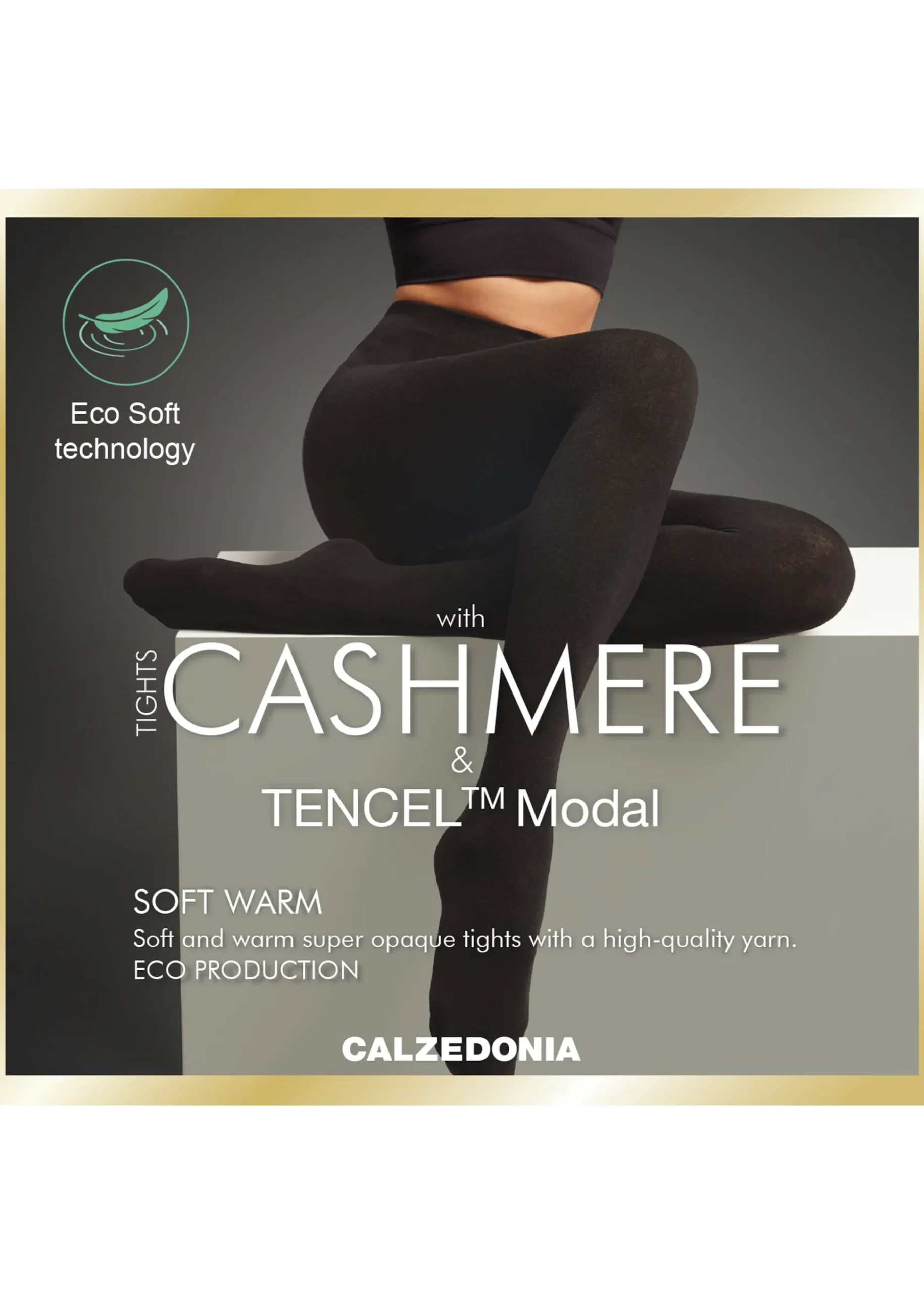 Collant Morbido In Misto Modal E Cashmere