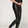 Leggings Effetto Spalmato Premaman