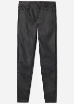 Pantaloni Skinny Effetto Spalmato