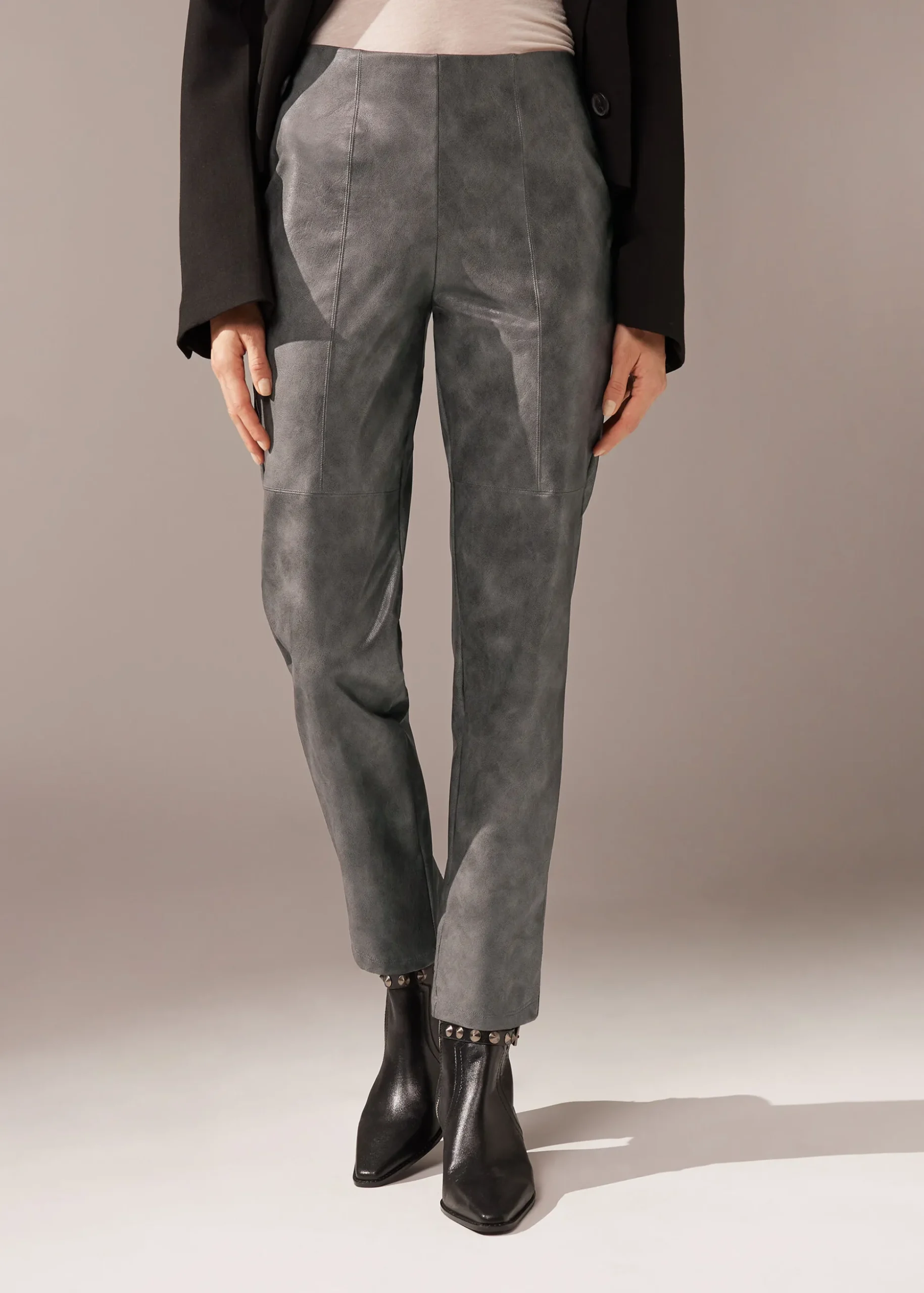 Pantaloni Termici Effetto Spalmato