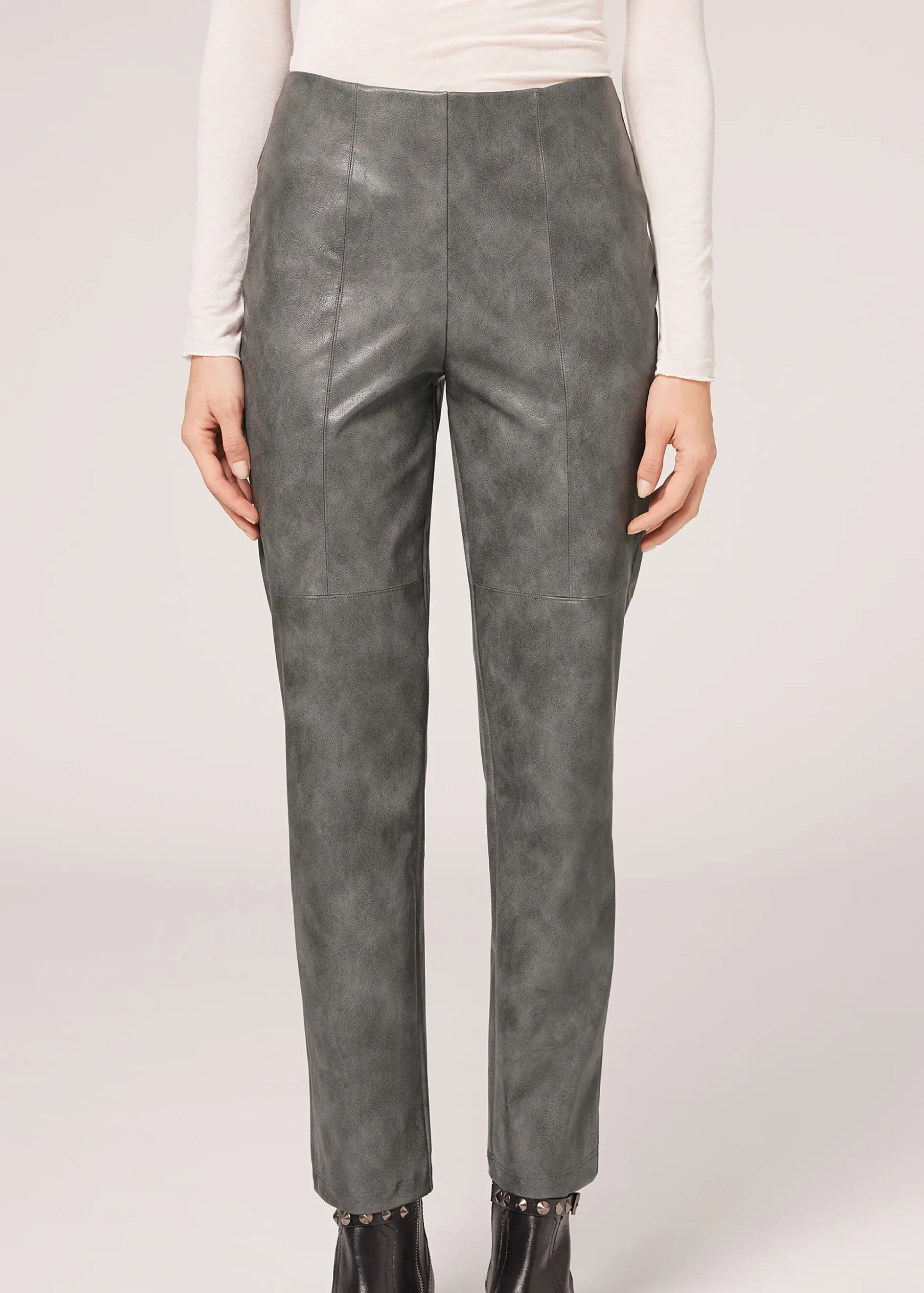 Pantaloni Termici Effetto Spalmato