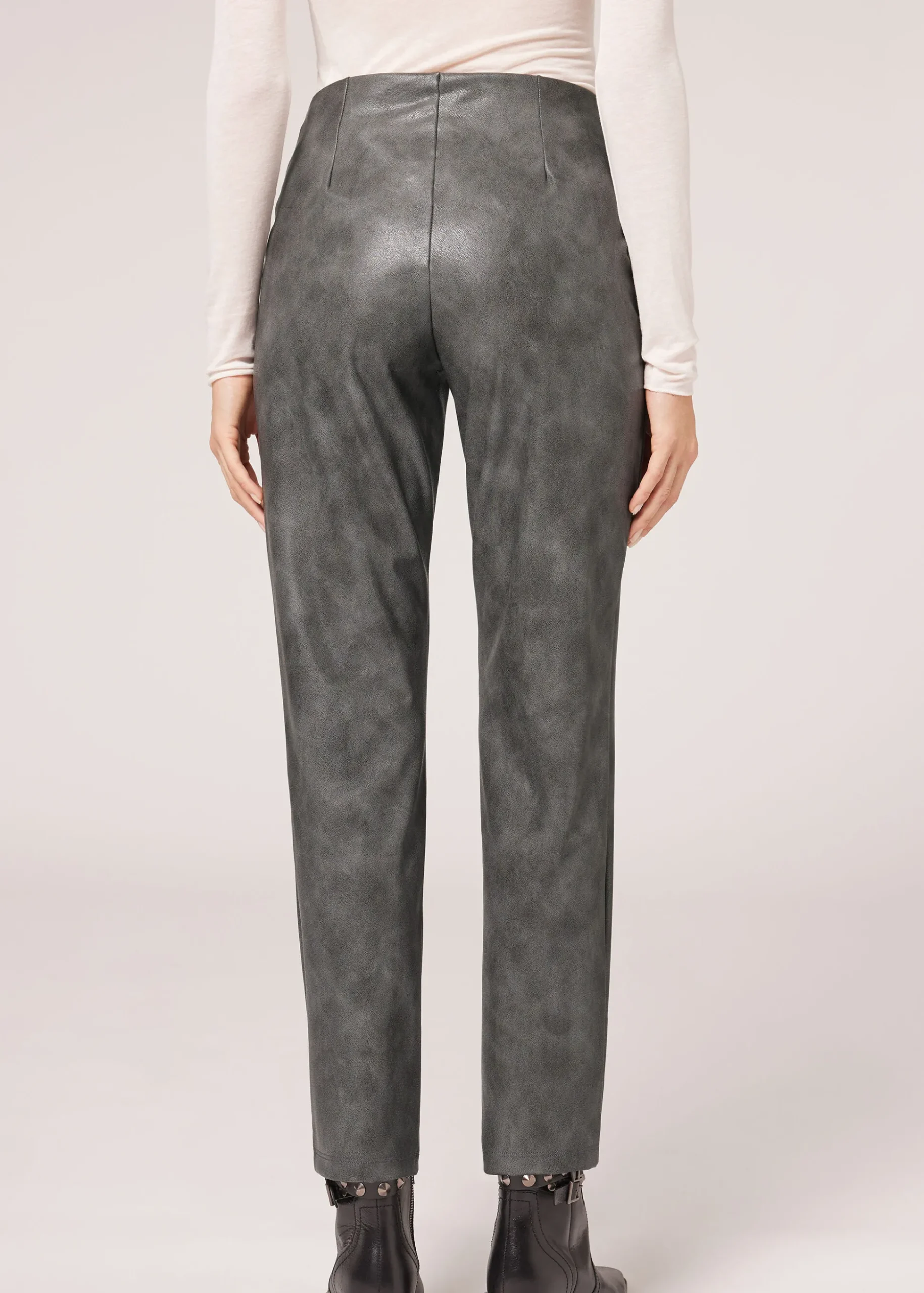 Pantaloni Termici Effetto Spalmato