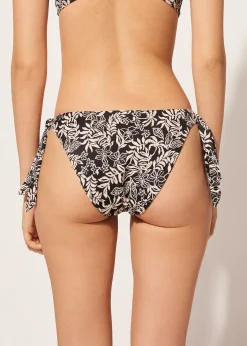 Slip Fiocchi Costume Botanic Black and White