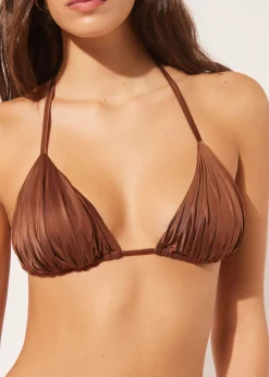 Triangolo Imbottiture Estraibili Costume Shiny Satin